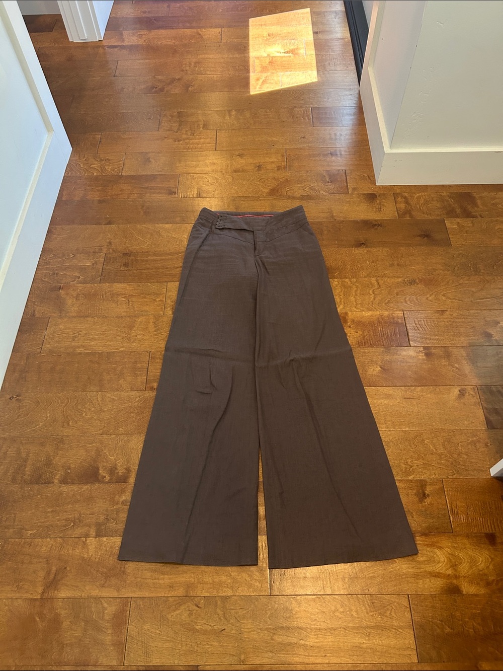 elevenses Wide-Leg Pants in Dark Brown